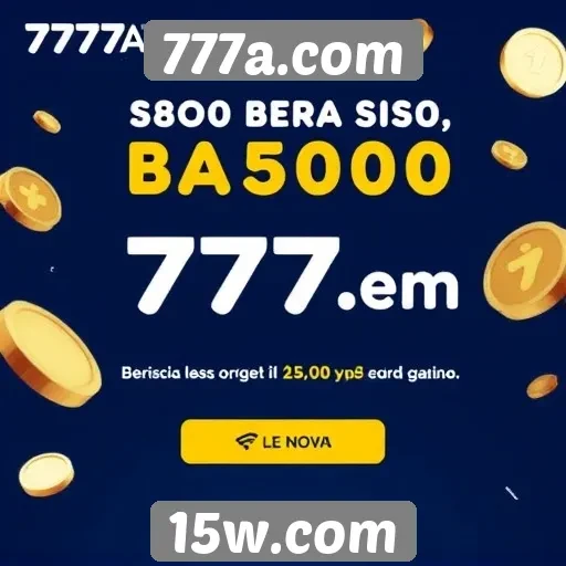 Promoções e bônus atuais do 777a.com